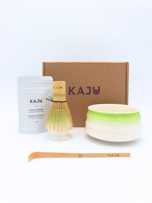 KAJU Hojicha set